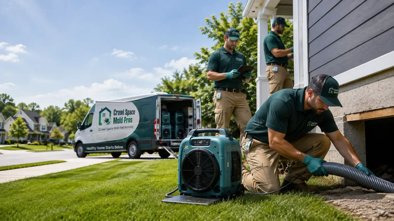 Crawl Space Mold Removal in Julian, CA